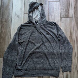 DC Shoes Baseline Pullover Hoodie Men’s Gray Heather Logo Skate Size L